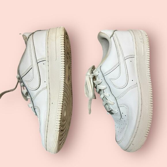 Nike Air Force One Shoes Womens Size 7 or youth size 5.5 white sneakers main image 8
